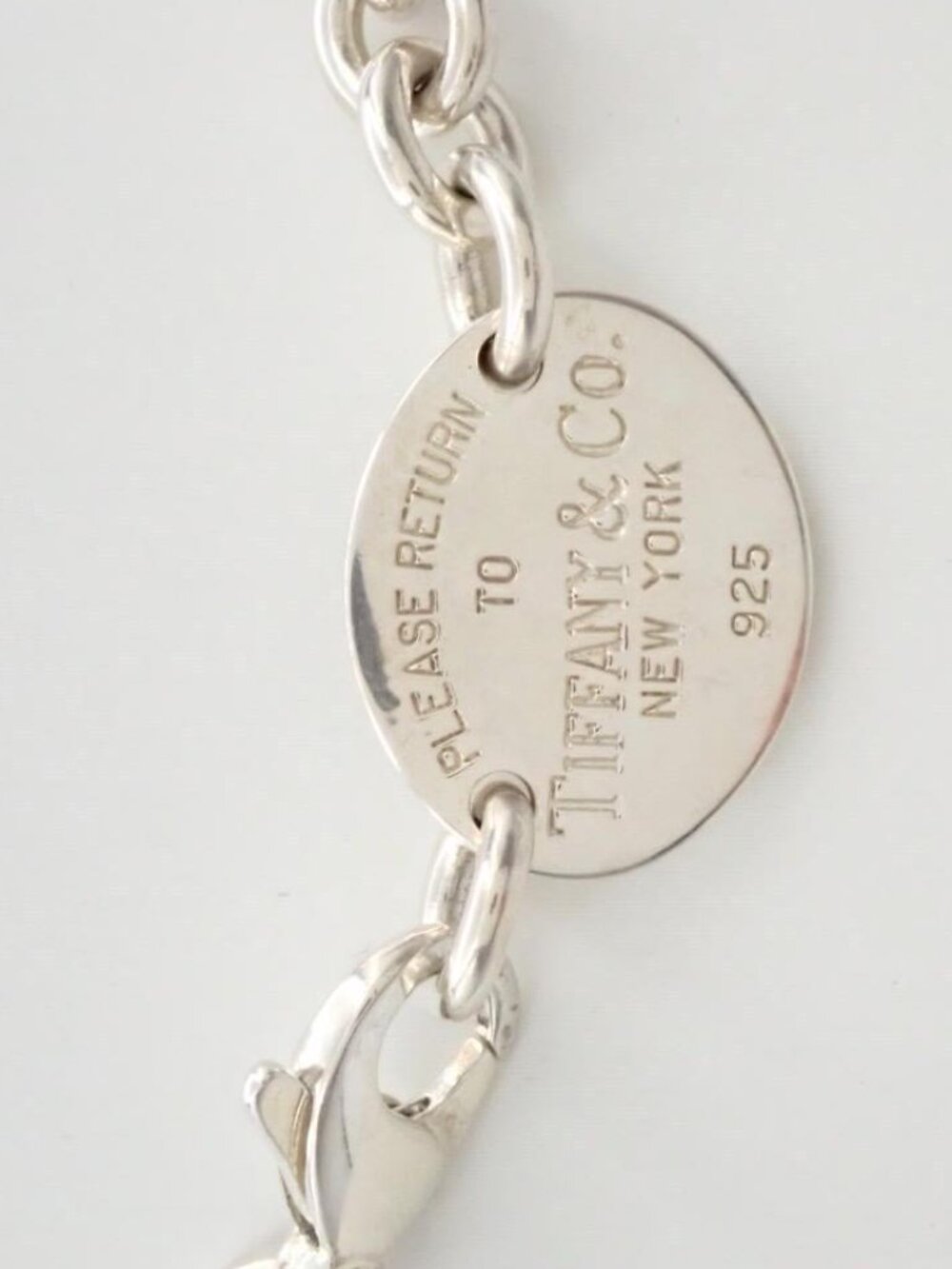 Tiffany & Co. Please Return Necklace 925 - Picture 3 of 4